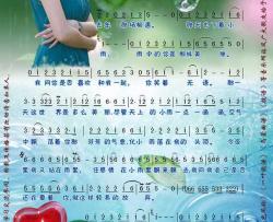 雨中飘荡的回忆简谱-降央卓玛演唱歌曲-心烛001曲谱