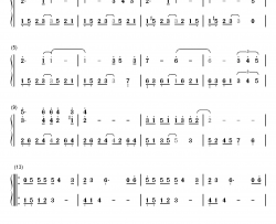 味道钢琴简谱-数字双手-辛晓琪