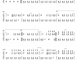 Sakura Tears钢琴简谱-数字双手-Snigellin