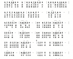 筑成固若金汤铁门关简谱
