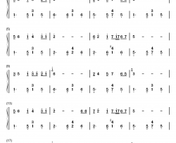 乡恋钢琴简谱-数字双手-李谷一