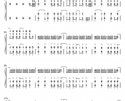 さよならエレジー钢琴简谱-数字双手-菅田将晖