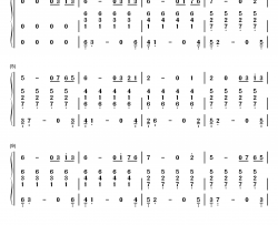 Here We Are Again钢琴简谱-数字双手-CAGNET