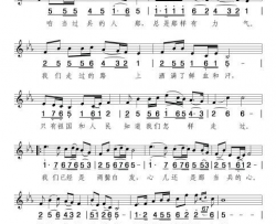 咱当过兵的人简谱-毕成演唱-李炫春/李炫春词曲
