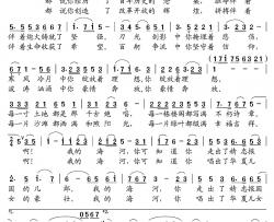 海河颂简谱-纪连祥词/张永声曲