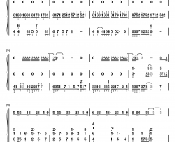 学不会钢琴简谱-数字双手-林俊杰