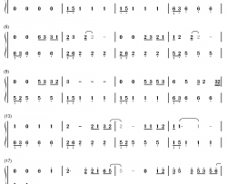 再度重相逢钢琴简谱-数字双手-伍佰