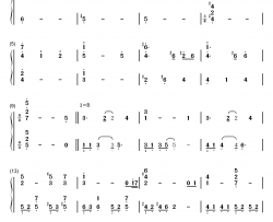 星のダイアローグ钢琴简谱-数字双手-Starlight九九组