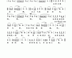 情深谊长大型音乐舞蹈史诗《东方红》选曲简谱