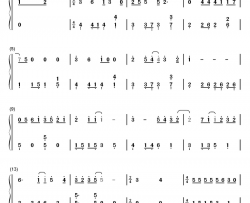 拥抱你的微笑钢琴简谱-数字双手-郭静