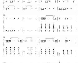 从前的我钢琴简谱-数字双手-陈洁仪