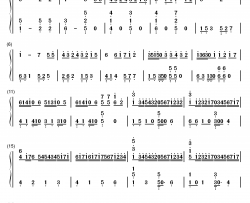 卡农钢琴简谱-数字双手-乔治温斯顿