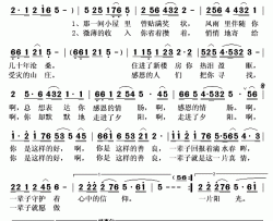 你是这样的好简谱(歌词)-颜盈盈演唱-秋叶起舞记谱上传