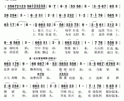 欢迎你到那拉提来简谱(歌词)-索妮娅·崇演唱-秋叶起舞记谱