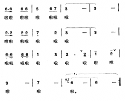 放鸭简谱-江志伟词 徐东蔚曲