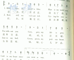 LoveIsBlue简谱