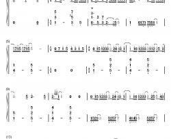 小美好钢琴简谱-数字双手-冯佳琪