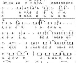 关怀简谱-电视剧《关怀》主题歌余静-