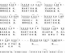 美丽的精彩简谱-吕永清词/李光喜曲