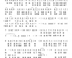 爱哭鬼-中文翻唱版简谱-Tttttea演唱