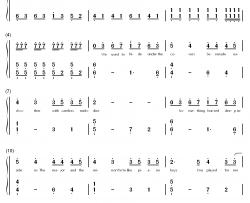 Play钢琴简谱-数字双手-K-391 Alan Walker Tungevaag Mangoo