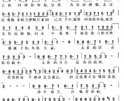 为你自豪简谱-罗中旭、洛兵词/罗中旭曲罗中旭-