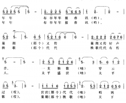 秧歌喊出精气神简谱-蔡善康词/费勤力曲