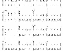 夜的钢琴曲 5钢琴简谱-数字双手-石进