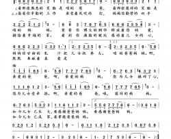 咱的爸爸妈妈简谱-演唱-伍WXP制作曲谱