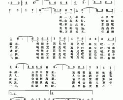 啊，朋友，再见重新填词简谱