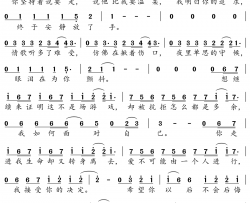 毕竟深爱过台剧必胜大丈夫插曲简谱-六哲演唱-罗小虎、陈志锋/六哲词曲