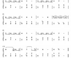 为了你钢琴简谱-数字双手-Ryu