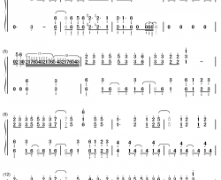 No.7钢琴简谱-数字双手-地缚少年乐队