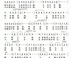 又见雪花飘简谱-黄立军词 陈鸥曲