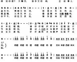 森林水车简谱-唐亚明译配李谷一-