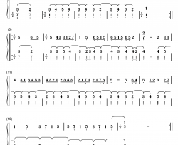 摩塞塔舞曲 11钢琴简谱-数字双手-巴赫