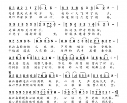 致敬，故乡简谱