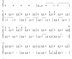 仙剑问情钢琴简谱-数字双手-萧人凤