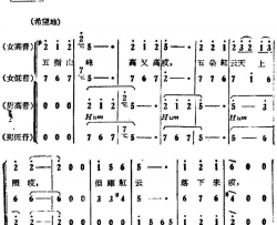 红云之歌电影《五朵红云》选曲简谱