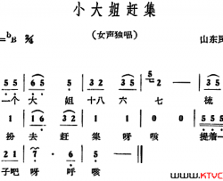 小大姐赶集简谱