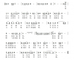 舞动滁州简谱