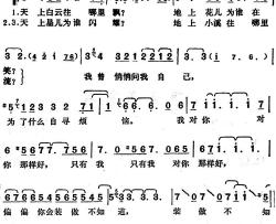 邓丽君演唱金曲：你装做不知道简谱-あなたと生きる