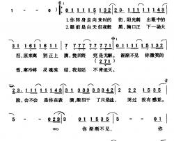 渐渐简谱-陈克华词/黄义达曲赵薇-