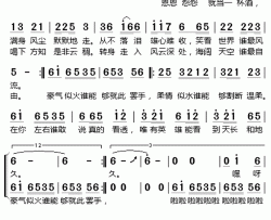 英雄简谱-电视剧《边城落日》片头歌韩磊-