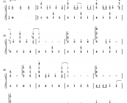 地球最后の告白を钢琴简谱-数字双手-GUMI