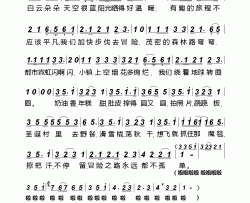 环球大冒险《熊出没》第二部片头曲简谱