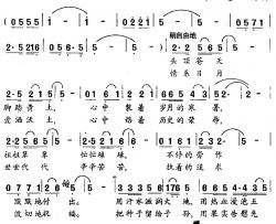 中国农民简谱-霍霍、张文彬词 刘建斌曲