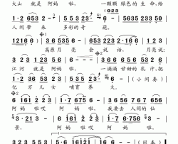 神奇的香巴拉简谱-泽旺多吉演唱