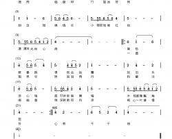 心有千千结简谱-浅心蓝梦词 张科曲