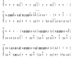 弟みたいな存在钢琴简谱-数字双手-横山克